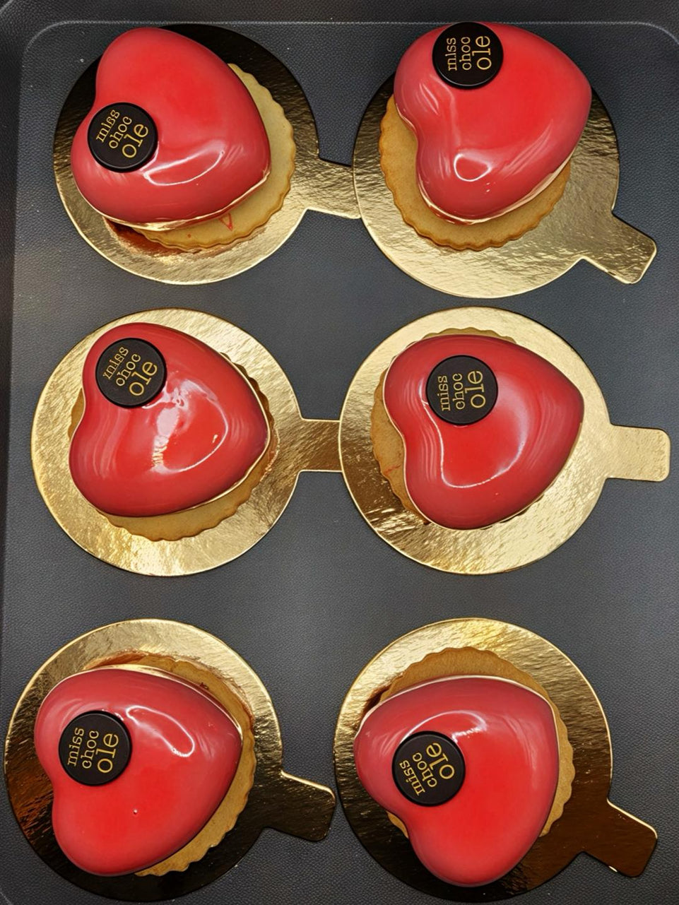 POSTRE MOUSSE CORAZÓN FRESA