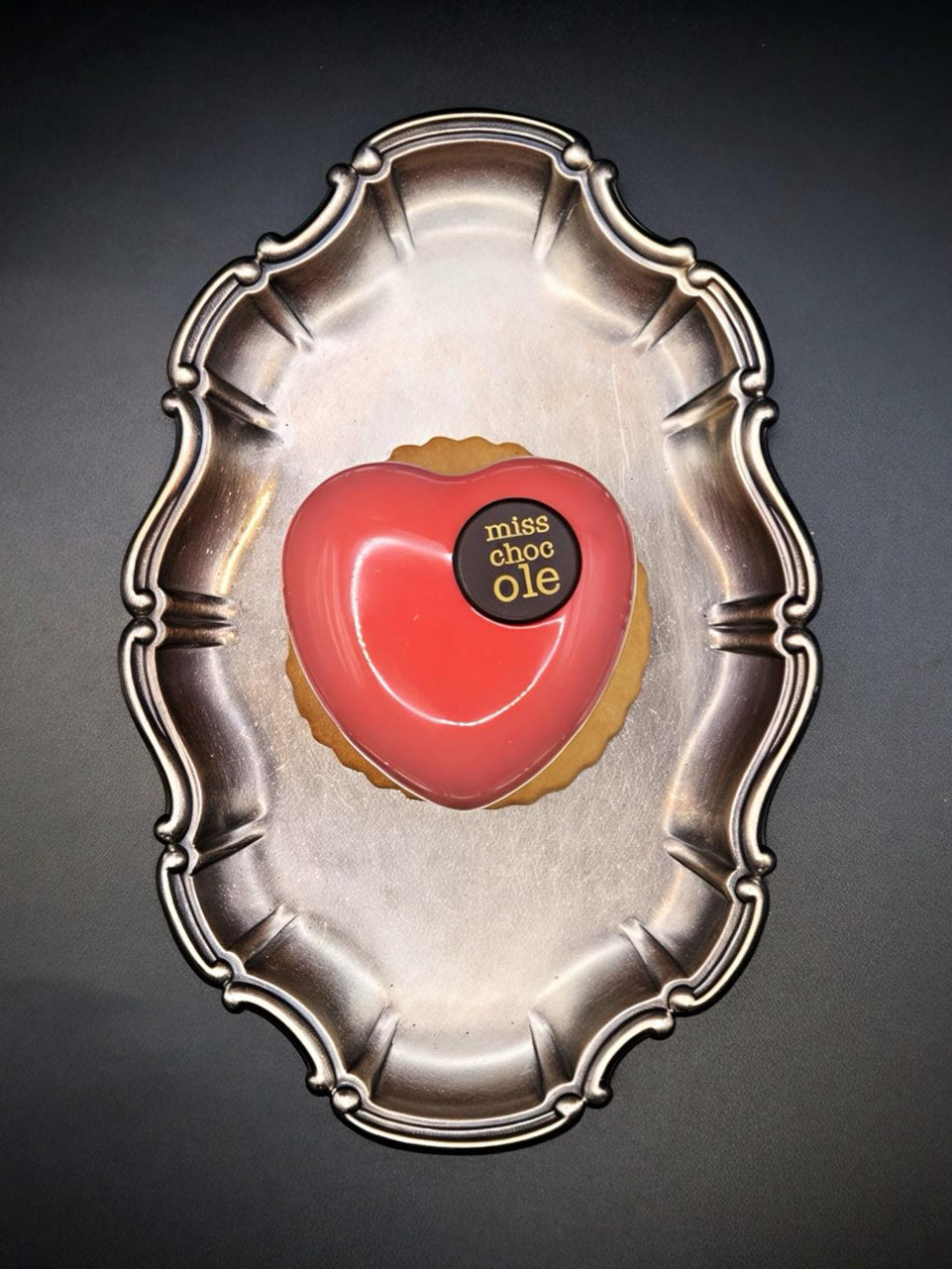 POSTRE MOUSSE CORAZÓN FRESA