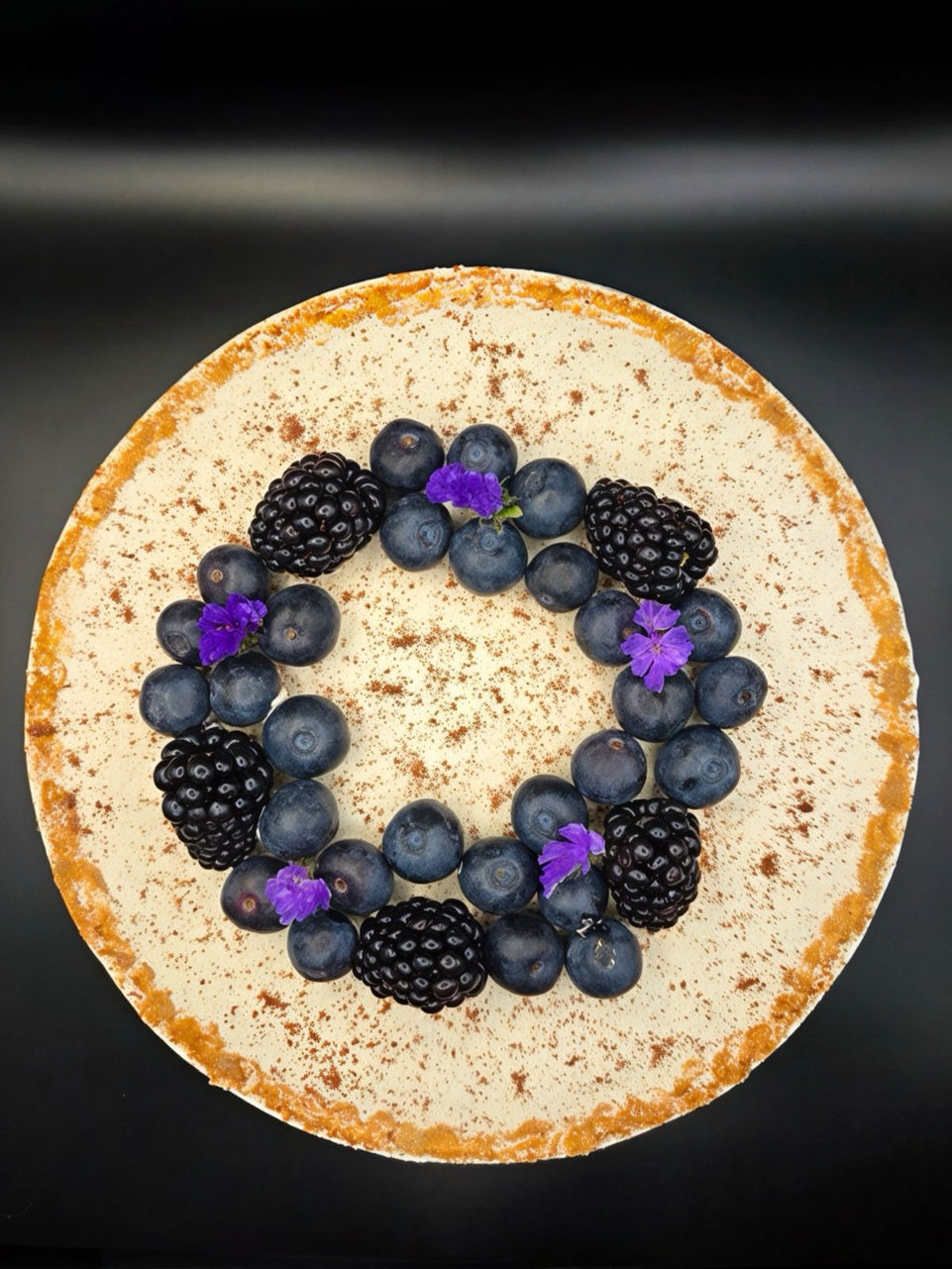 TARTA DE QUESO CREMA CON FRUTOS DEL BOSQUE