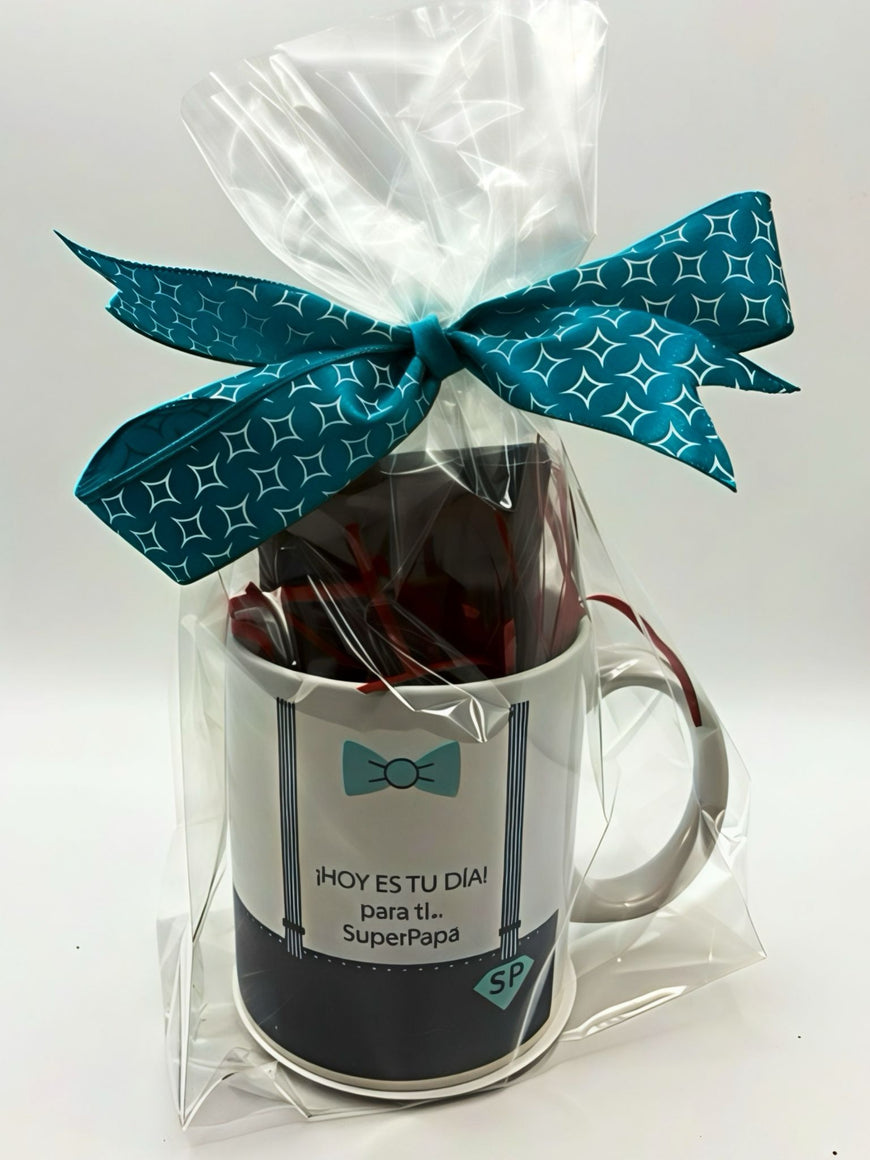 TAZA REGALO CON TABLETA DE CHOCOLATE