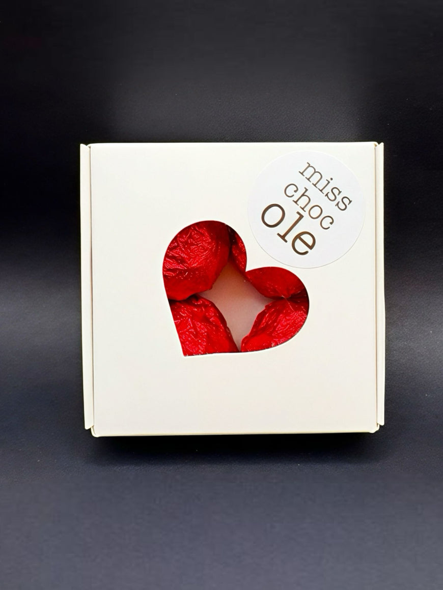 TRUFAS CAJA CORAZÓN 4 Uds