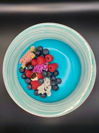 TARTA MOUSSE CAKE CIELO AZUL