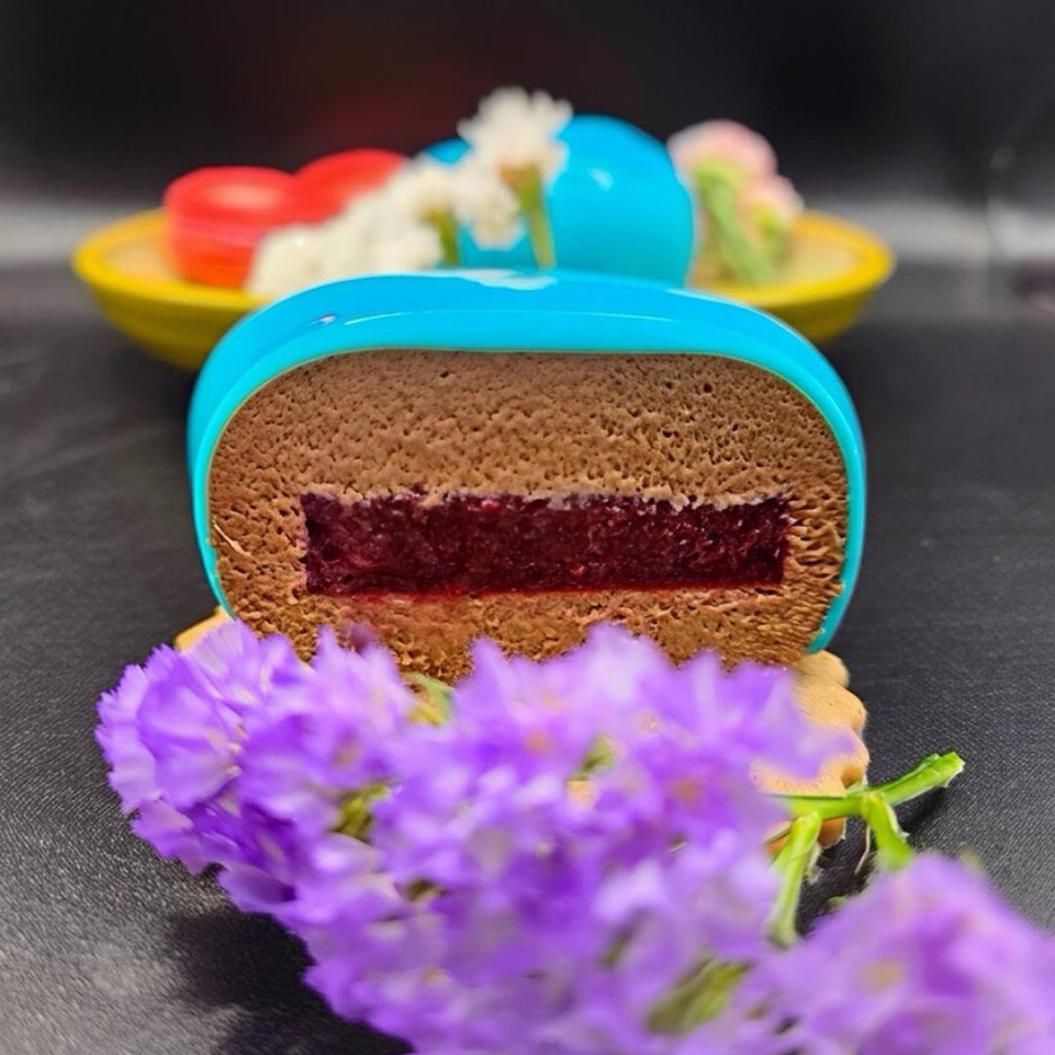 POSTRE MOUSSE CORAZÓN FRUTOS DEL BOSQUE