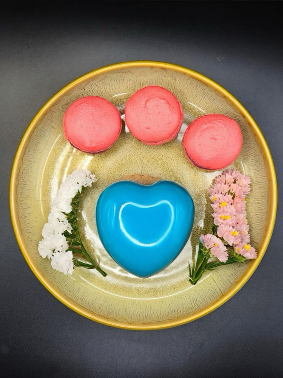 POSTRE MOUSSE CORAZÓN FRUTOS DEL BOSQUE