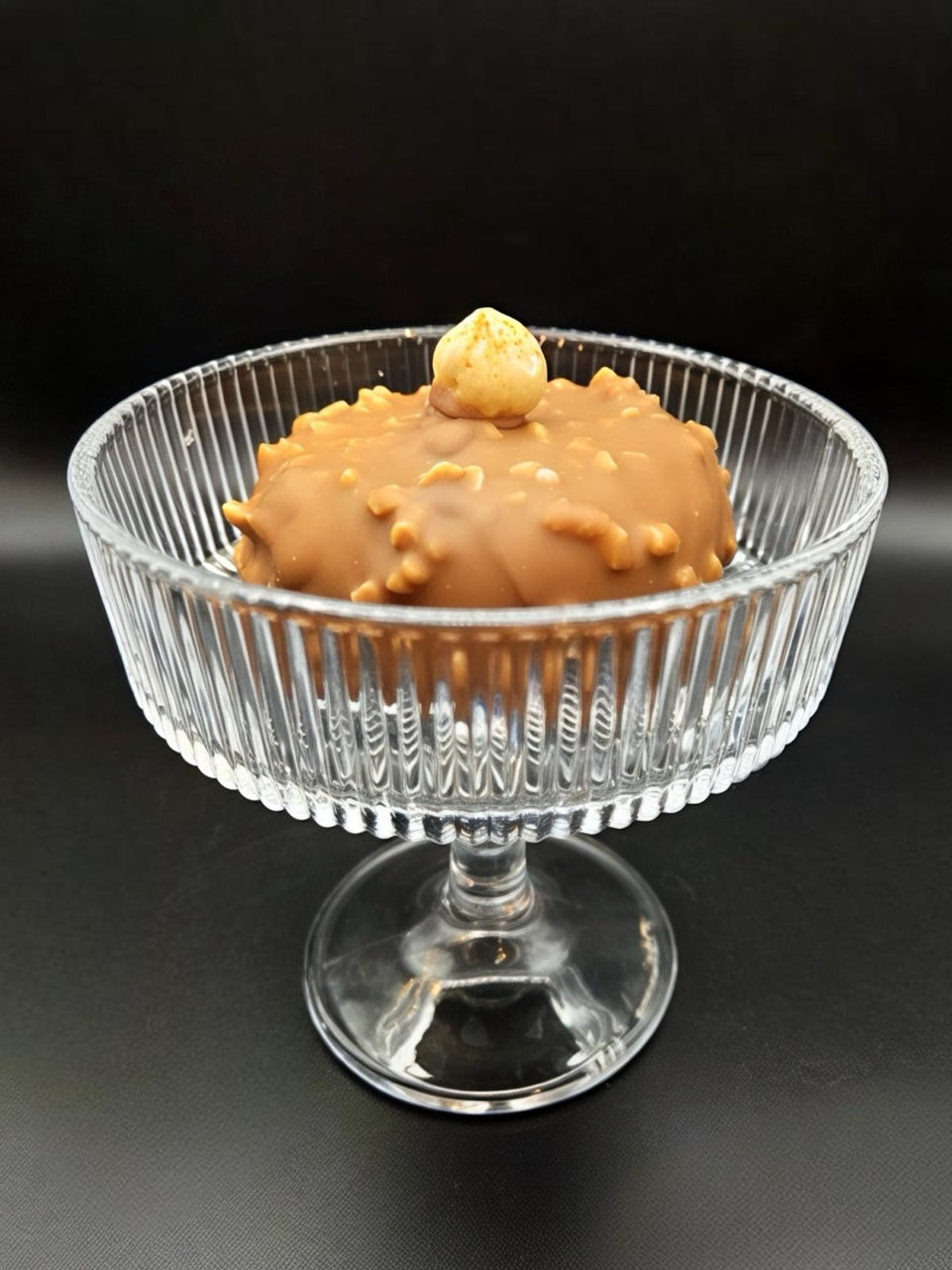 POSTRE MOUSSE DE CHOCOLATE CON AVELLANA
