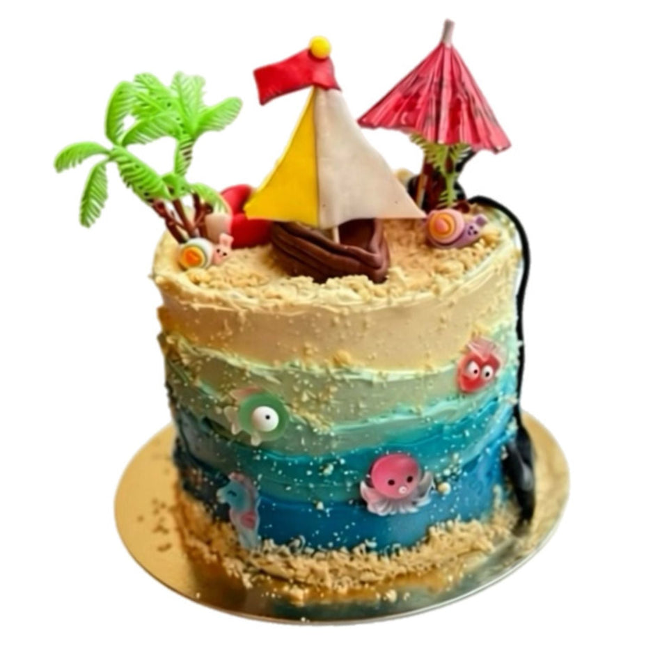 TARTA INFANTIL TEMATICA: MAR