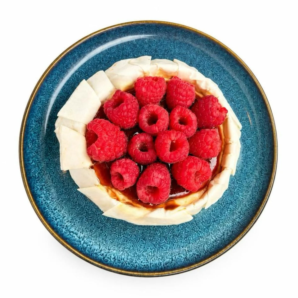 TARTA DE QUESO CON FRAMBUESA